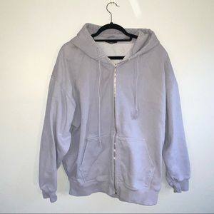 Brandy Melville Zip up sweatshirt (oversized)
